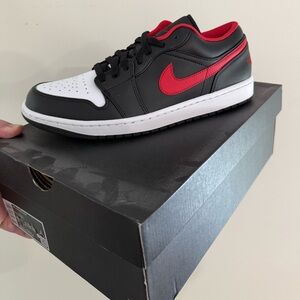 Nike Air Jordan 1 Low Red and Black
